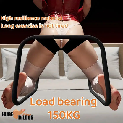 BDSM Enhancer Metal Sex Dildo Chair Weightless Bouncing Mount Stool