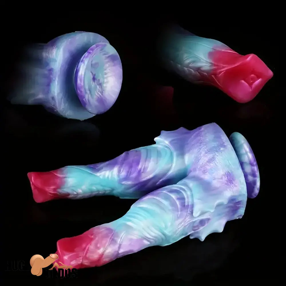 8.7in Silicone Flexible Monster Double Sided Fantasy Dildo For Handheld Sex
