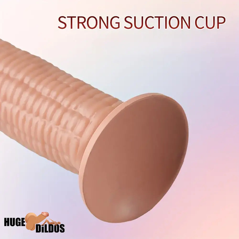 7.09in Real Vegetable Corn Body-Safe Dildo For Women Vagina With Sucker