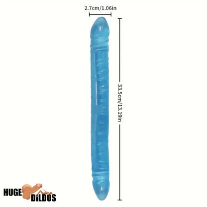 13.19in Dual Ended Long Big Dildo Body-Safe For Increased Stimulation