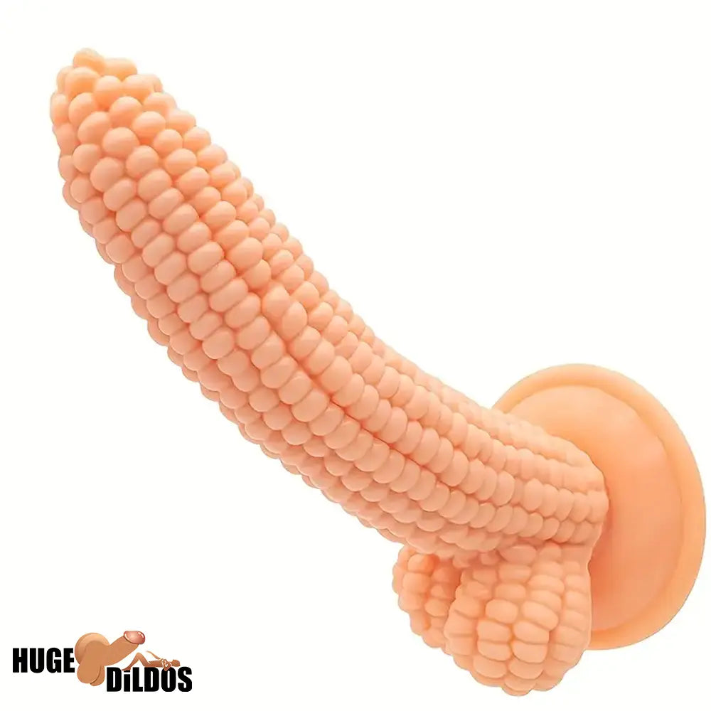 7.9in Real Vegetable Corn Body-Safe Dildo For Women Vaginal Sex Pleasure