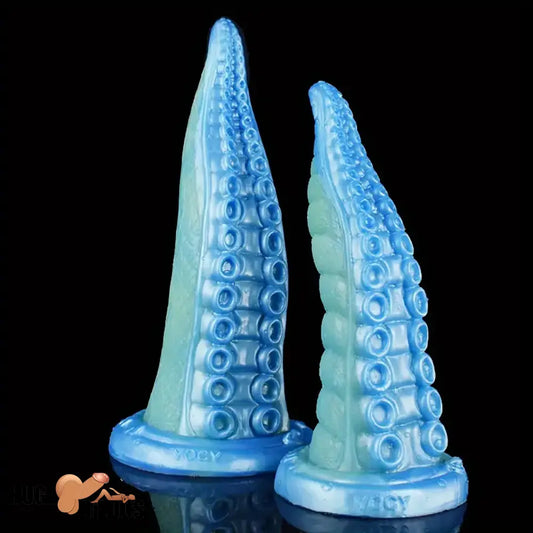 7.16in 9.05in Fantasy Monster Octopus Tentacle Silicone Flexible Soft Dildo