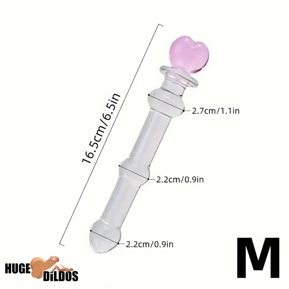 5.1in 6.5in 7.7in 7.9in Glass Crystal Durable Dildo For Female Sex Pleasure