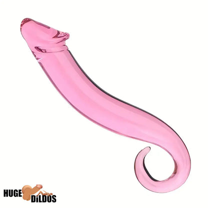 7.09in 7.28in 7.48in Clear Unisex Glass Crystal Dildo For G Spot Sex Cock