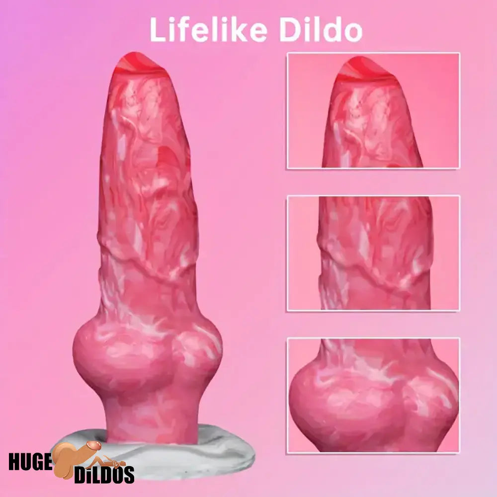 Multiple Models Monster Silicone Soft Animal Dog Knot Dildos With Suction Cup