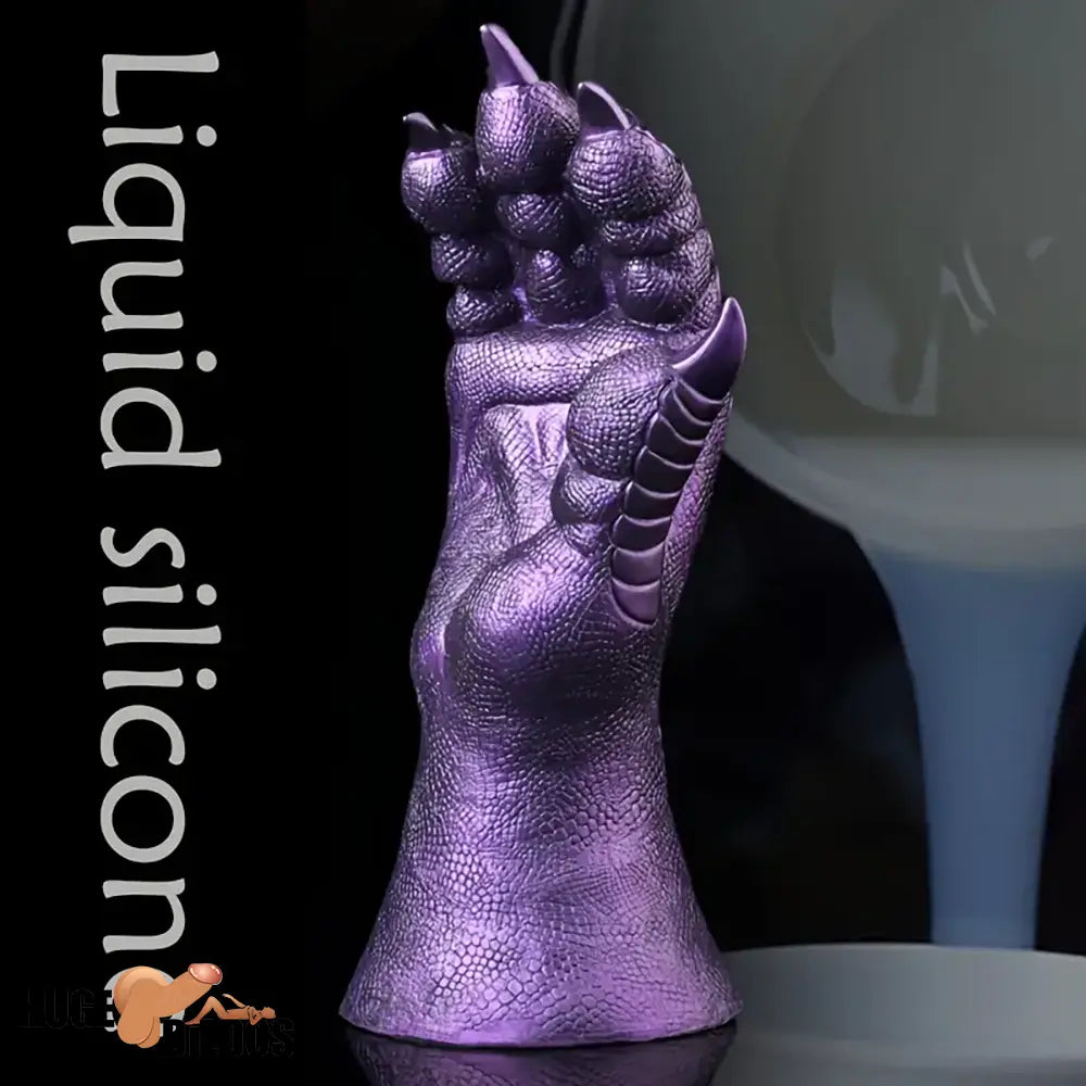 8.66in Fantasy Monster Hands Silicone Soft Dildo For Women G Spot Play