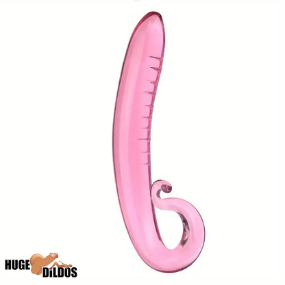 7.09in 7.28in 7.48in Clear Unisex Glass Crystal Dildo For G Spot Sex Cock