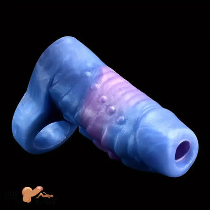 Multiple Lengths Fantasy Silicone Soft Dildo Sleeve With Anti-drop Ring