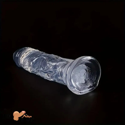 3.54in-9.84in Unisex Realistic Crystal Clear Dildo For Cock Women Sex Toy