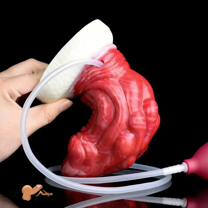 6.5in Fantasy Monster Silicone Soft Dragon Ejaculating Women Male Dildo