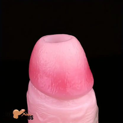 5.31in Silicone Soft Dildo Sleeve Flexible Penis Extender For Sex Time