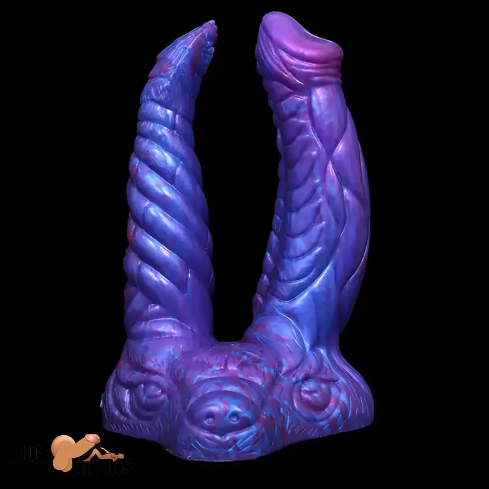 7.36in 7.99in 8.07in U-shaped Double-headed Monster Silicone Soft Dildo