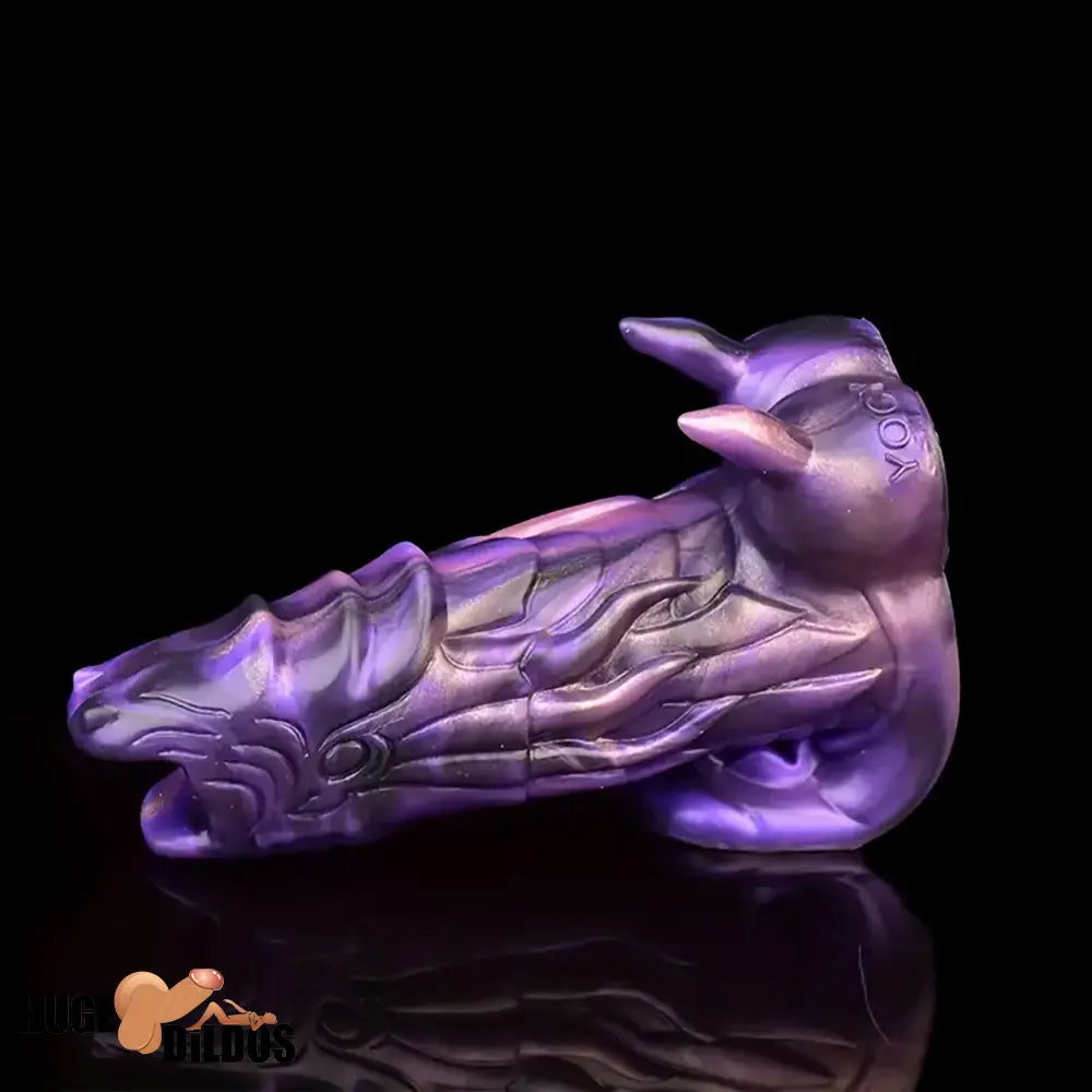 5.91in Silicone Dragon Fantasy Hollow Dildo Sleeve For Masturbation