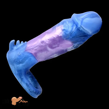 Multiple Lengths Fantasy Silicone Soft Dildo Sleeve With Anti-drop Ring