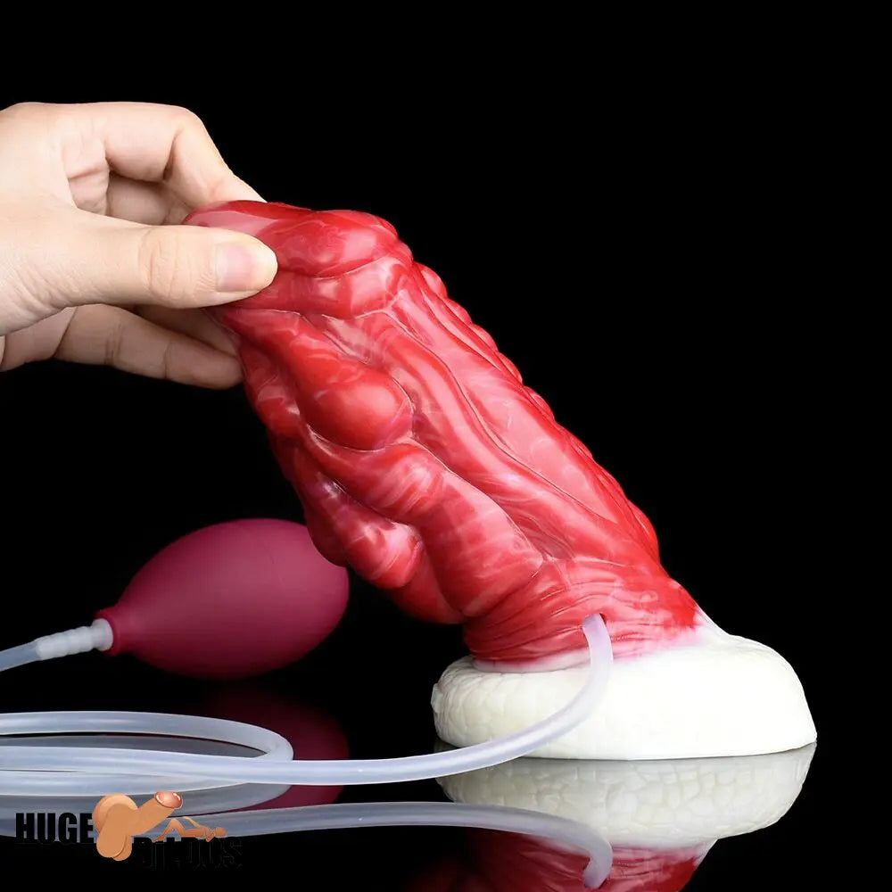 6.5in Fantasy Monster Silicone Soft Dragon Ejaculating Women Male Dildo