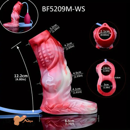 4.8in 5.59in Soft Liquid Silicone Monster Dildo Sleeve For Delay Time