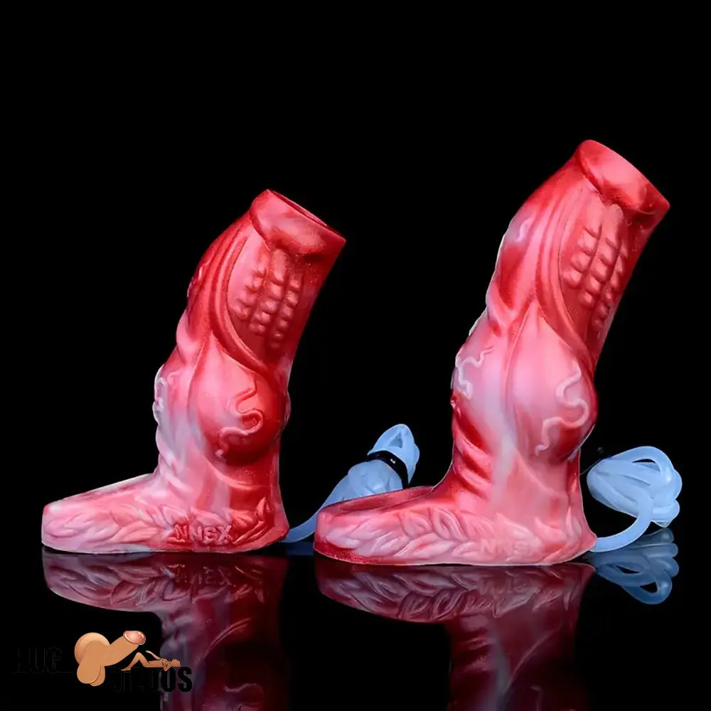 4.8in 5.59in Soft Liquid Silicone Monster Dildo Sleeve For Delay Time
