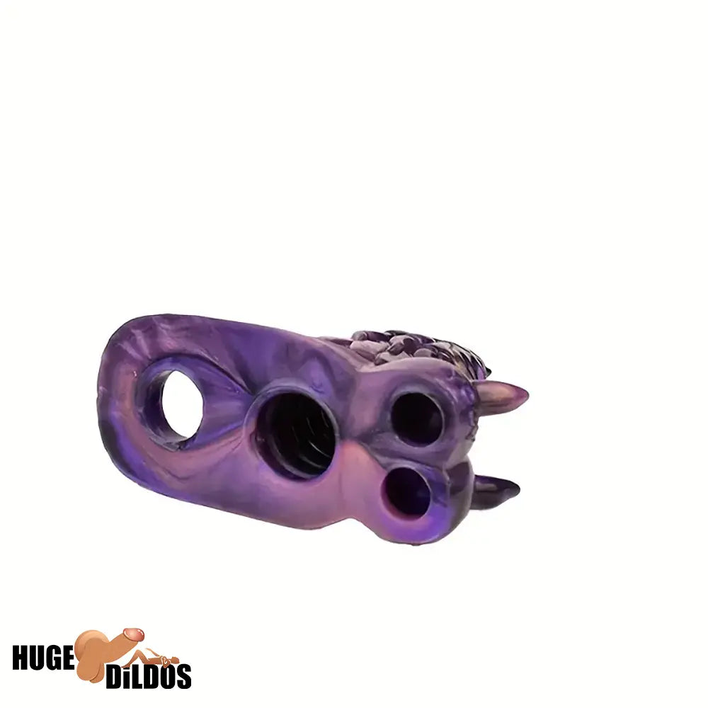 5.91in Silicone Dragon Fantasy Hollow Dildo Sleeve For Masturbation