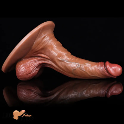 8.07in 9.25in Soft Liquid Silicone Big Real Masturbation Large Dildo