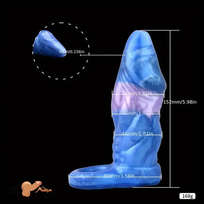 Multiple Lengths Fantasy Silicone Soft Dildo Sleeve With Anti-drop Ring