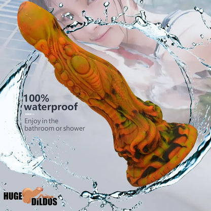 10.43in Big Dragon Monster Silicone Dildo For Anal Vaginal Sex G Spot Cock