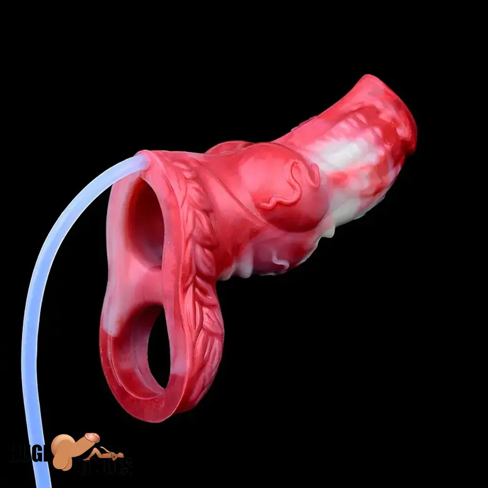 4.8in 5.59in Soft Liquid Silicone Monster Dildo Sleeve For Delay Time