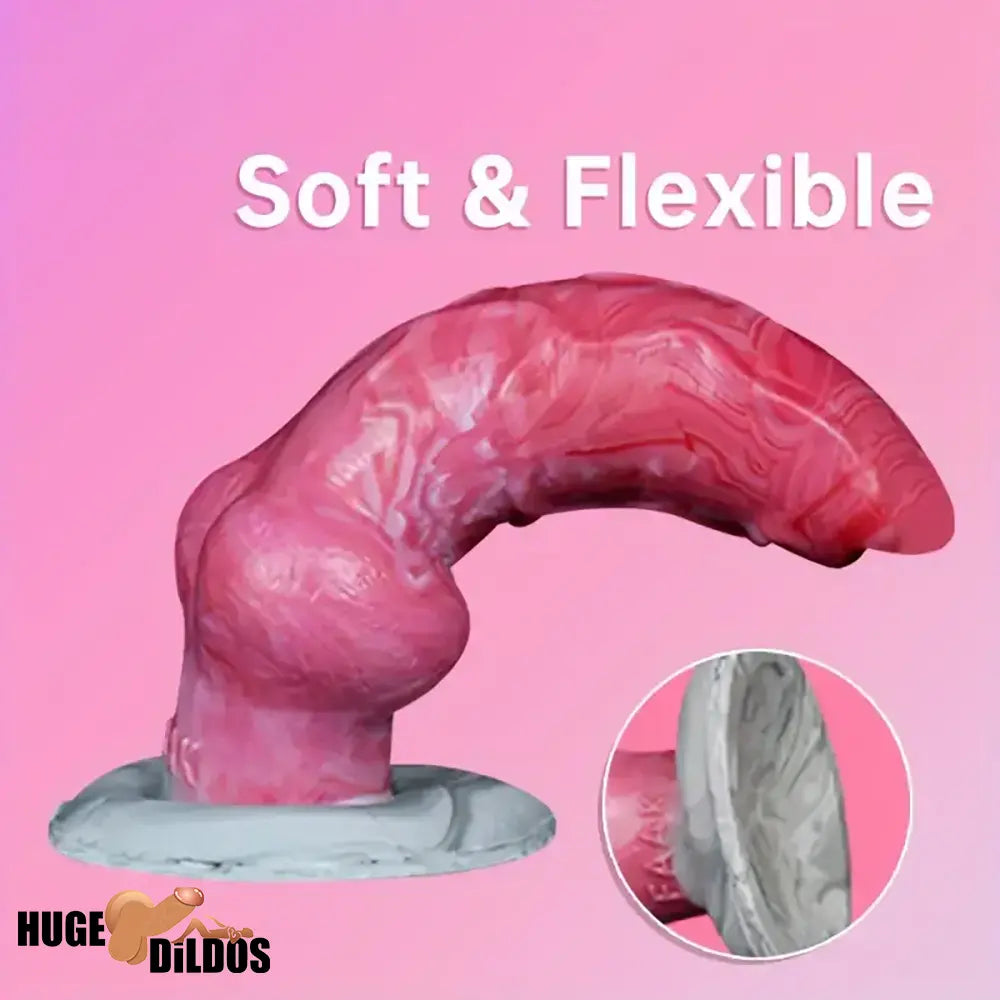 Multiple Models Monster Silicone Soft Animal Dog Knot Dildos With Suction Cup