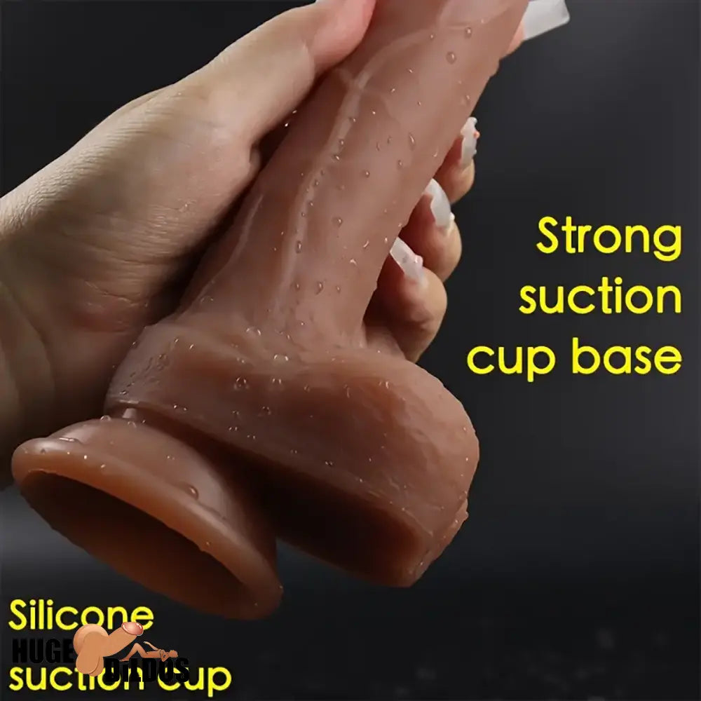 7.6in Realistic Silicone Soft Dildo Sex Toy Perfect For Masturbation Orgasm