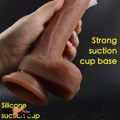 7.6in Realistic Silicone Soft Dildo Sex Toy Perfect For Masturbation Orgasm