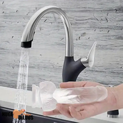 7.3in Clear Real Skin Like Dildo For Female Male Love Pleasure Indoor Use