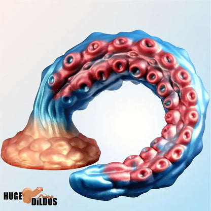 13.7in Big Long Real Tentacle Silicone Soft Dildo Penis Vaginal Expander