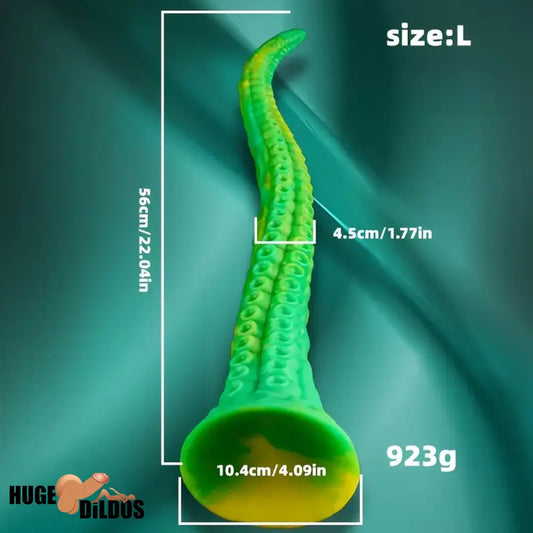 14.17in 17.7in 22.04in Alienophallos Octopus Silicone Soft Big Use Long Dildo