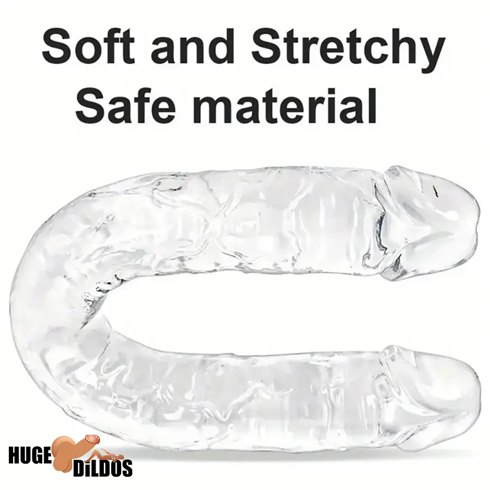 13.18in Realistic Double Headed Long Dildo For Female Male Female User