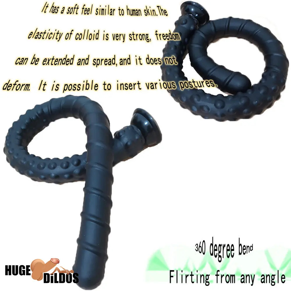 27.56in Silicone Soft Huge Long Spiked Spiral Rebar Dildo Oversized Butt Plug