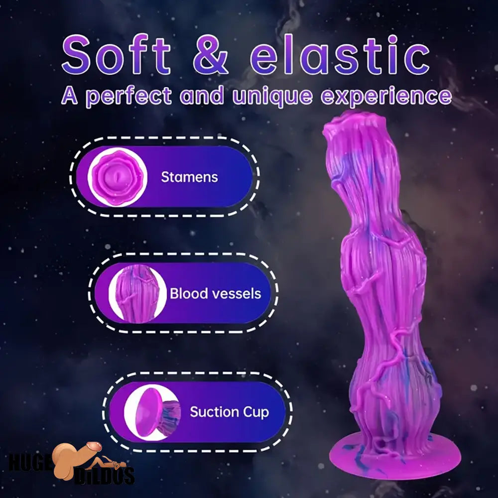9.25in Fantasy Silicone Soft Big Dildo Women Vagina G Spot Masturbator