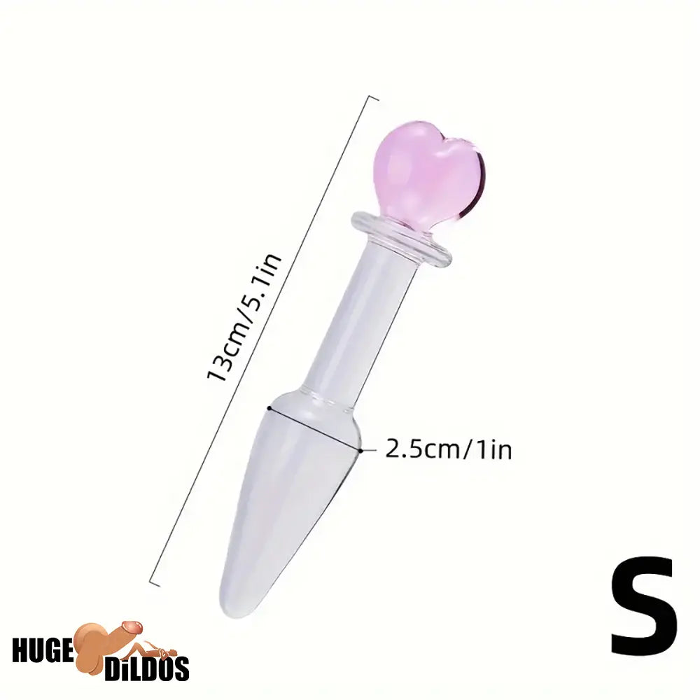 5.1in 6.5in 7.7in 7.9in Glass Crystal Durable Dildo For Female Sex Pleasure