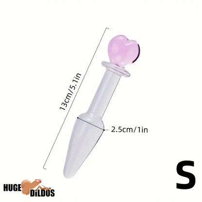 5.1in 6.5in 7.7in 7.9in Glass Crystal Durable Dildo For Female Sex Pleasure