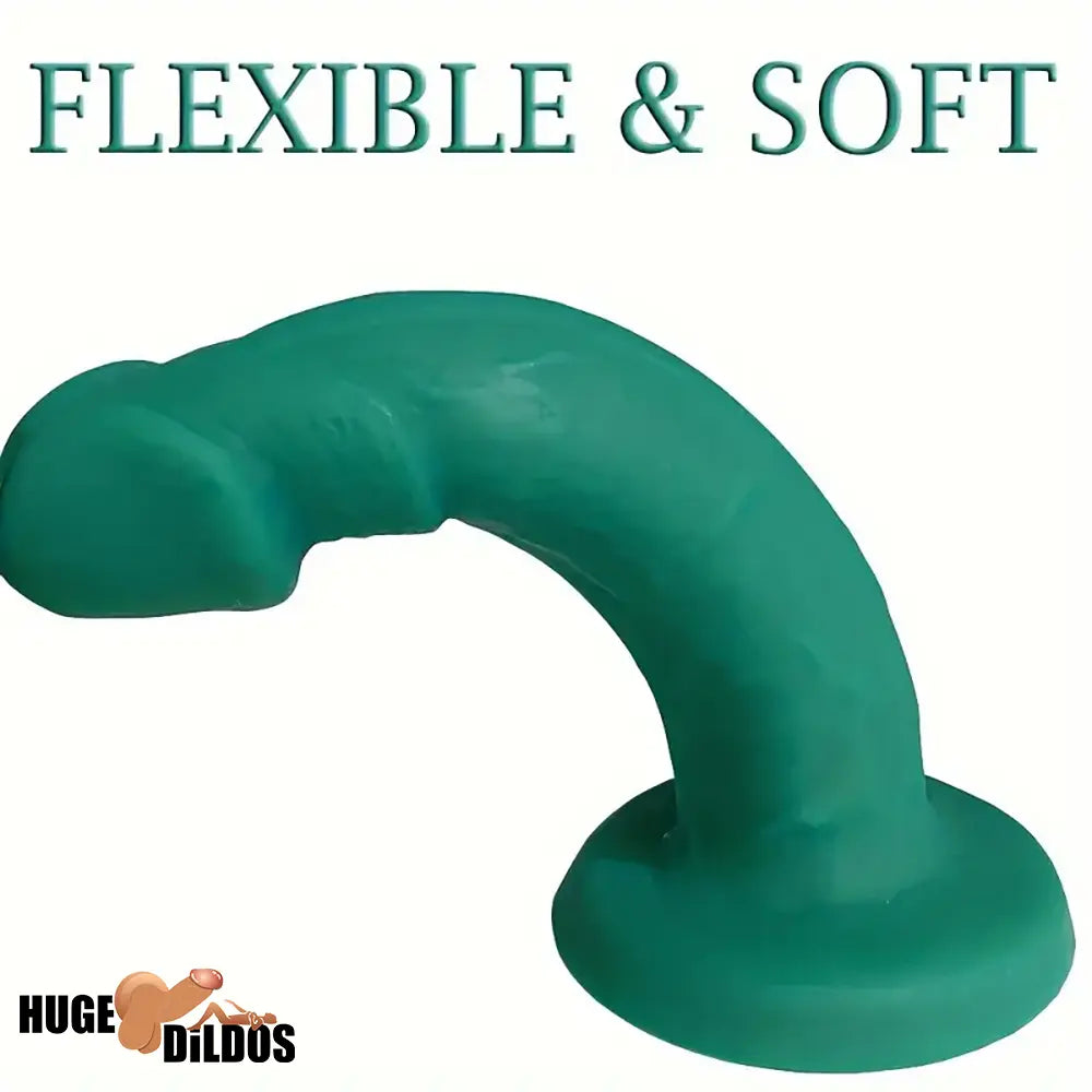 6.49in Real Lifelike Silicone Soft Dildo For Anus Vaginal Stimulation Cock
