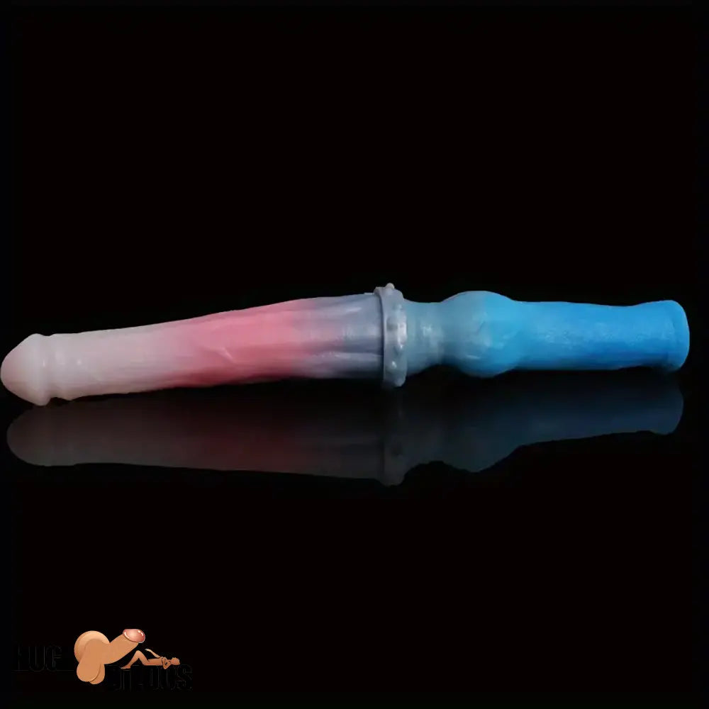 15.7in Long Large Double Sided Liquid Silicone Dog Horse G Spot Penis Dildo