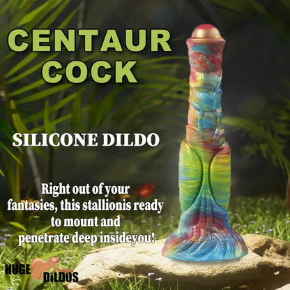 9.4in Silicone Soft Big Animal Horse Cock Dildo For G-spot Anal Stimulator
