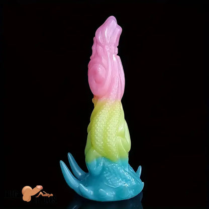 9.06in Silicone Dragon Big Soft Dildo For G-Spot Anal Stimulation Sex Clit