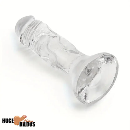 4.7in Clear Small Jelly Cock Dildo For G-Spot Vaginal Cock Sex Stimulation