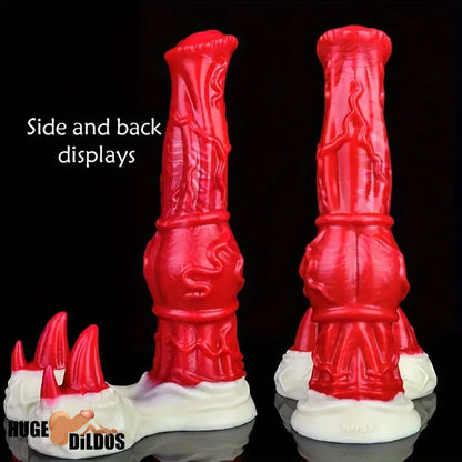10.04in Big Animal Horse Cock Silicone Soft Cock Dildo For Play Dilator
