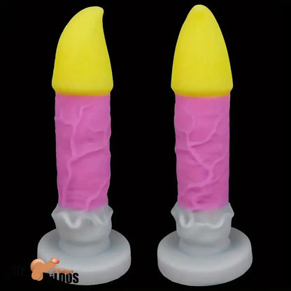 8.5in Brush Silicone Big Soft Dildo For Women Men Couple Sex Pleasure