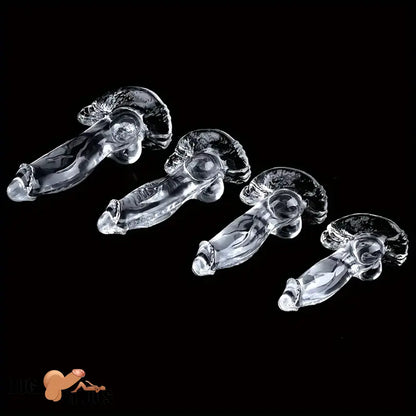 7.87in 8.86in 10.43in 11.22in Clear Soft Big Dildo For Women Indoor Sex Toy