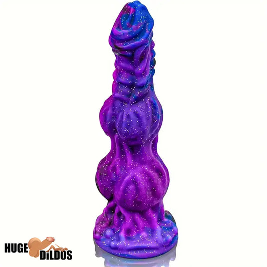 9.65in Lifelike Silicone Soft Glowing Fantasy Dildo For Anal Cock Expansion