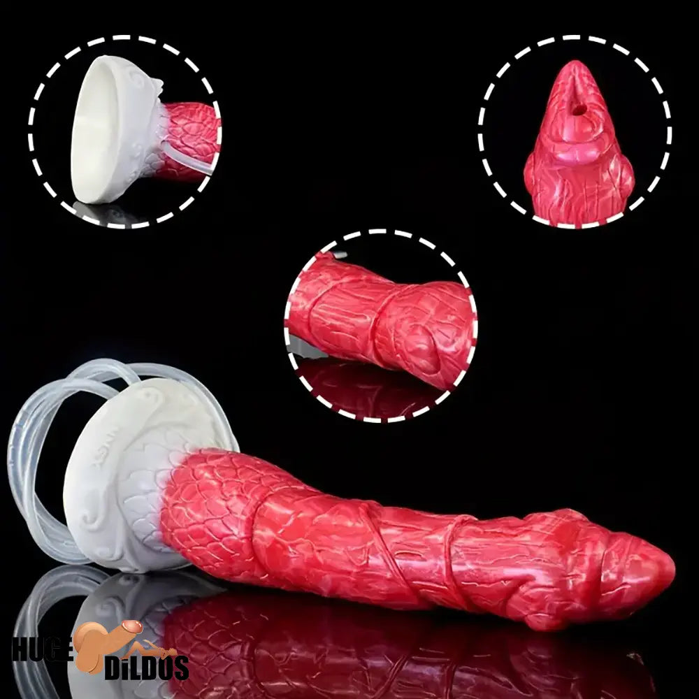 8.46in Body Safe Silicone Big Soft Dragon Dildo For Vagina Suction Cup