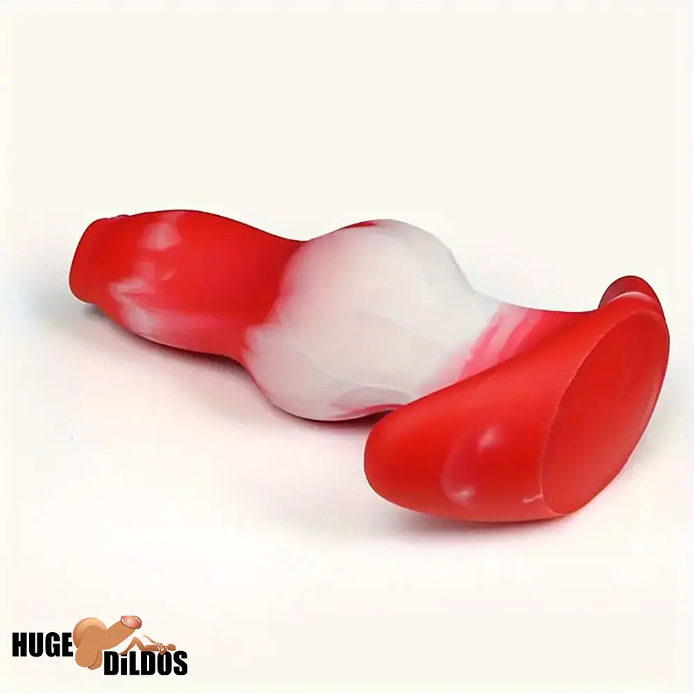 5.98in 7.55in 8.66in Fantasy Monster Silicone Soft Animal Dog Knotted Dildo