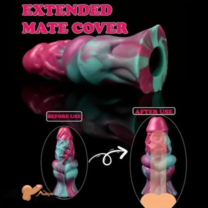 7.09in Silicone Soft Dildo Sleeve Penis Enlargement For Vaginal Sex