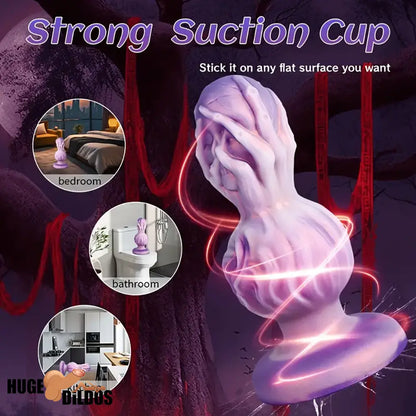 5.51in 6.41in 7.28in Fantasy Monster Cock Dildo Butt Plug For G Spot Sex